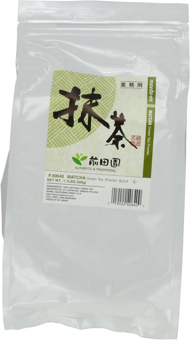 Maeda-En Matcha Green Tea Powder - 1.1 LB Bulk Bag - Image 2